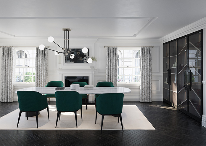 Crushed Velvet, Silver Grey - Made to Measure Curtains - Image 13